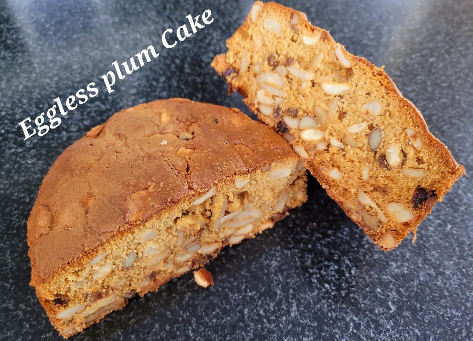 Eggless Plum Cake