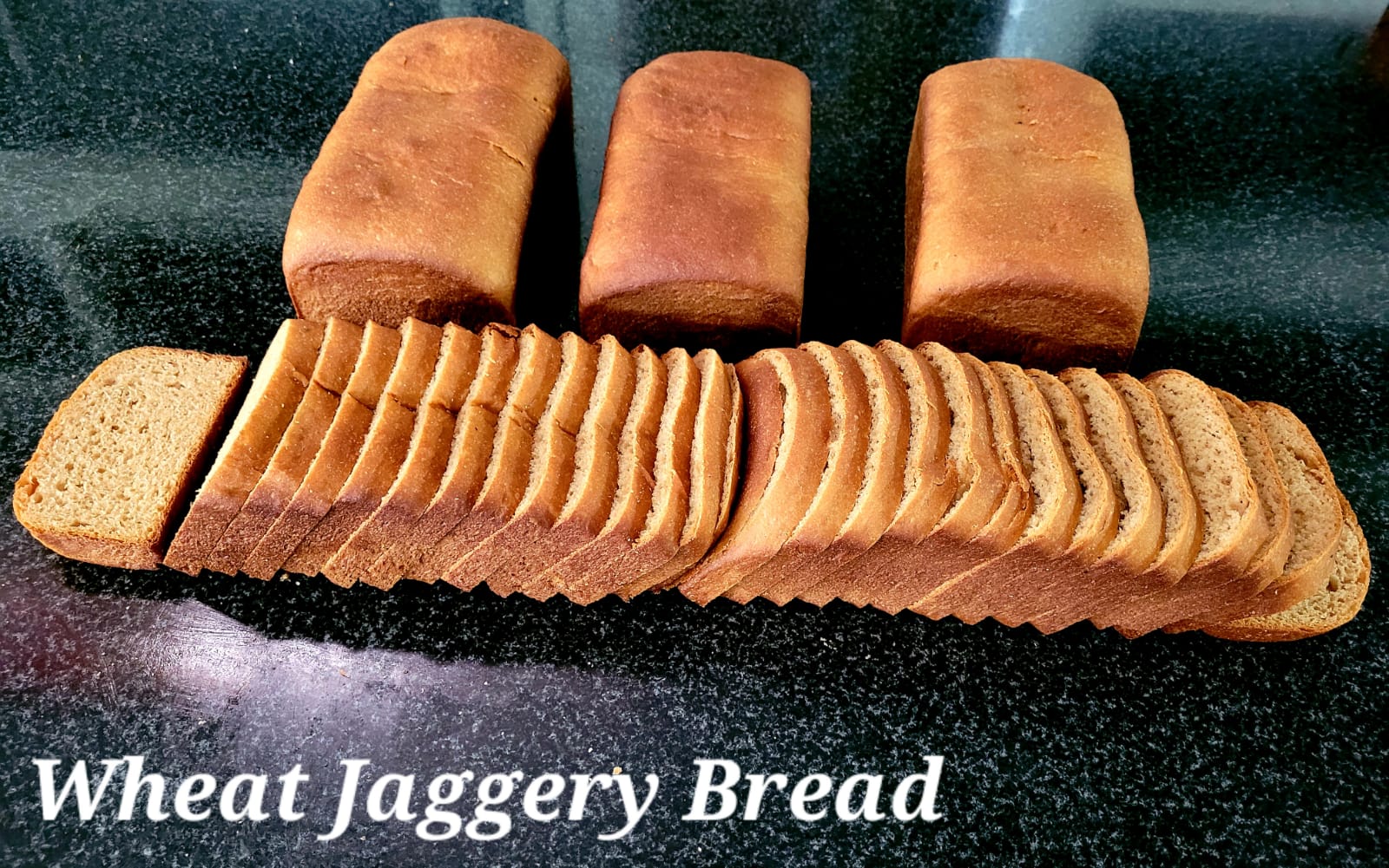 Wheat Jaggery Bread